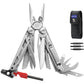 ROCKTOL Multitool Pliers, 22-in-1 Camping Multitool with Fire Starter Emergency Whistle Glass Breaker Nylon Sheath Safety Locking for Survival, Camping, Hunting, Hiking (7Cr17 Blade)