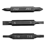 BIT KIT 3PCS 1/4" Double-ended Bits(For SK04)