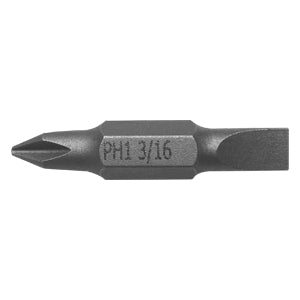 PH1+3/16 Double-ended Bit with Ball Detent